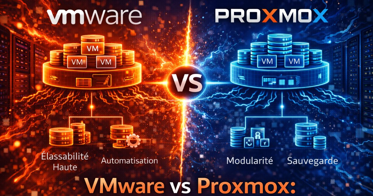Étude comparative fonction par fonction : VMware vs Proxmox
