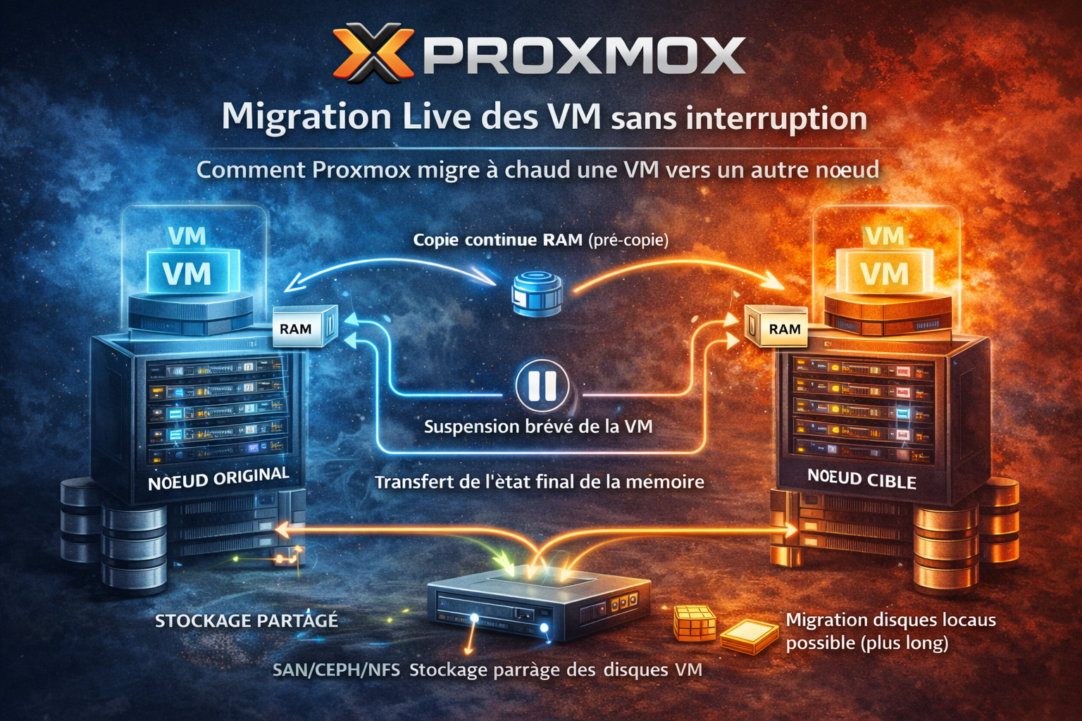 Migration Live Proxmox